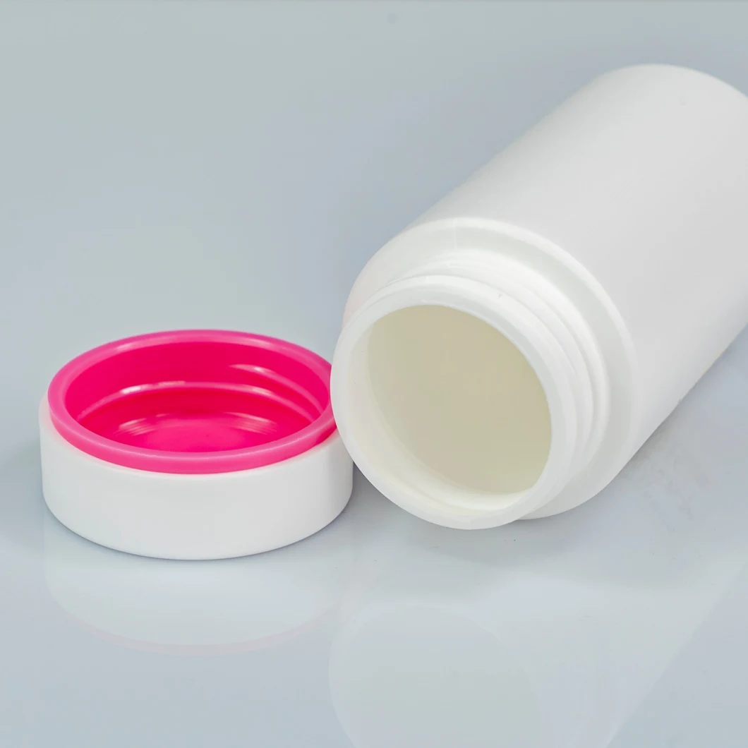 Cylindrical High Density plastic Bottle Pill Tablet Fish Oil Capsule Healthcare Medicine Candy Food Container Matte Skin 300ml HDPE Bottle