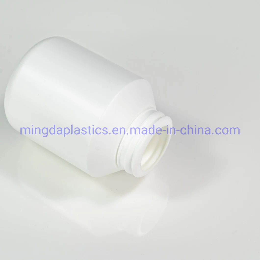 Oxygen Resistance Food Grade HDPE Tamper Evident Sloping Shoulder Plastic Packaging Bottle