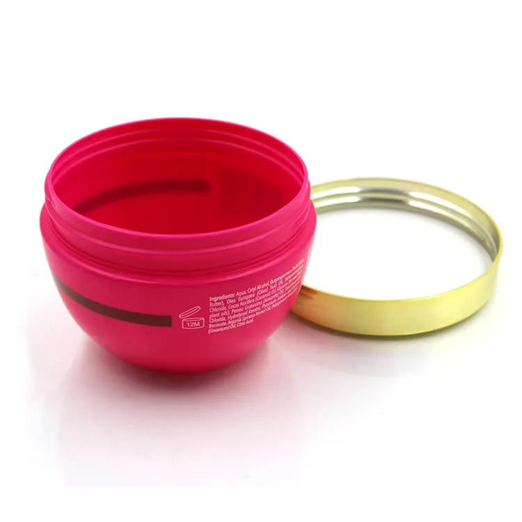 250ml Wide Mouth HDPE Plastic Pomade Jar for Cosmetics