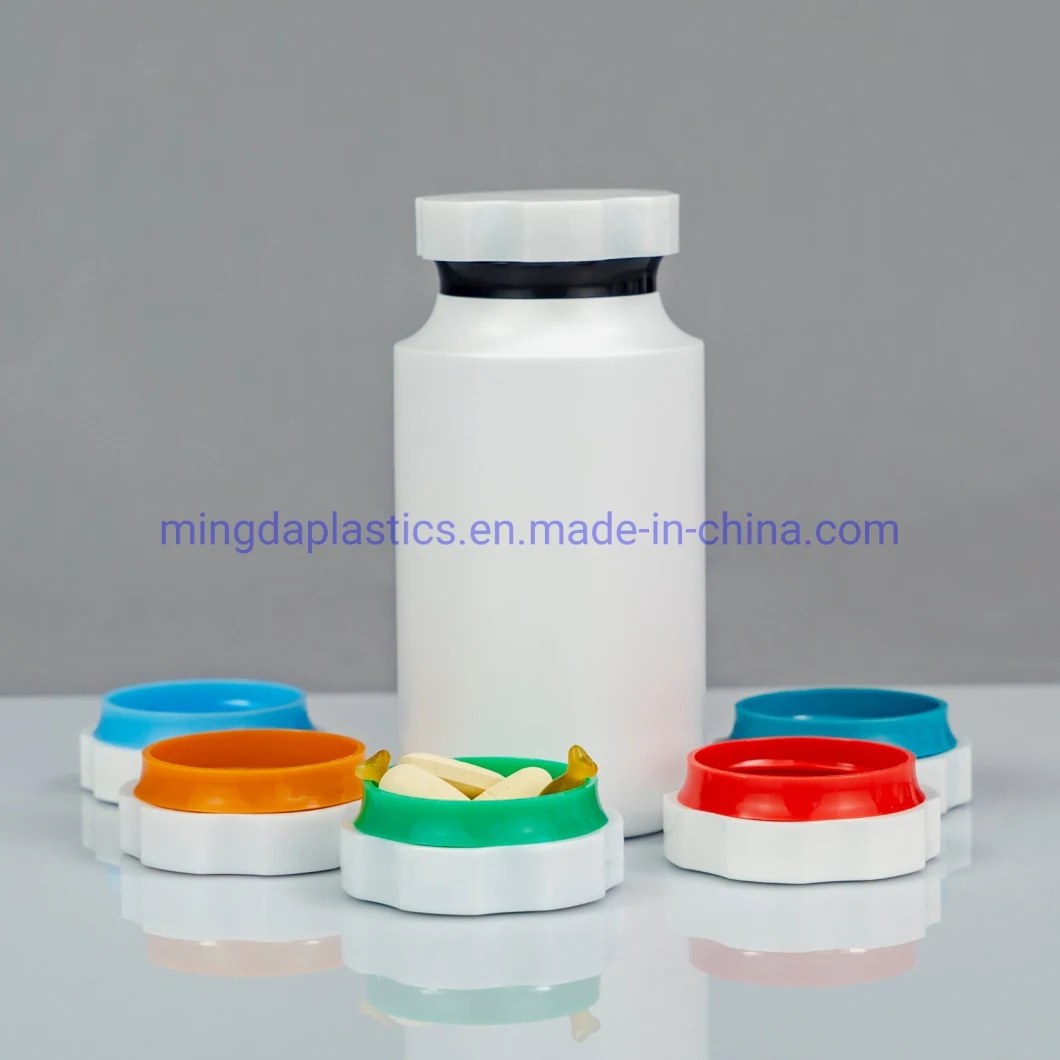 HDPE 200ml Cylindrical Plastic Bottle (MD-632)