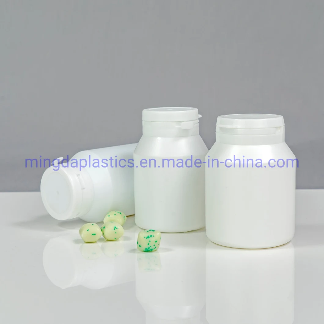 Oxygen Resistance Food Grade Tamper Evident Sloping Shoulder Plastic Packaging 500ml HDPE Bottle