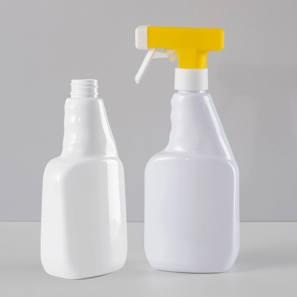 High Quality 500ml 750ml 1000ml HDPE PE Round Square Bottle Plastic Spray Pet Bottle with Trigger Sprayer