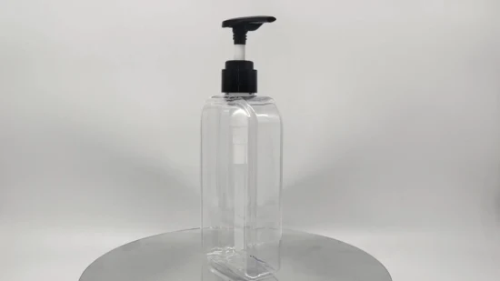 ベビーケアシャンプーシャワージェル製品包装用500mlラウンドフラットHDPEプラスチックボトル
